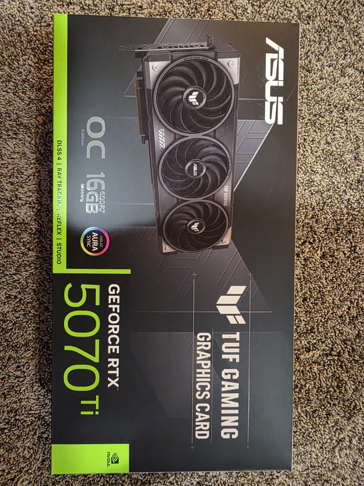 NEW in Box Asus TUF Geforce RTX 5070 ti OC 16GB Graphics Card