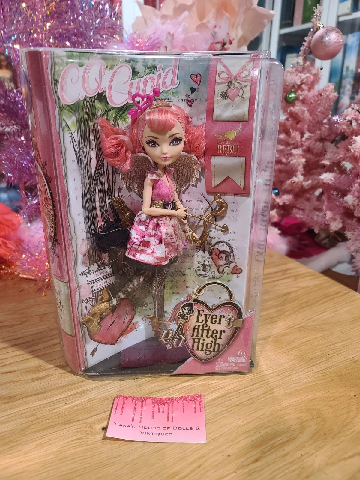 NIB  EVER AFTER HIGH CA CUPID REBEL DOLL 