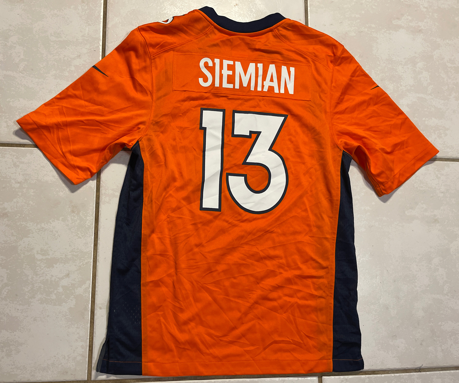 NIKE Denver Broncos Trevor Siemian NFL Jersey Men s Small