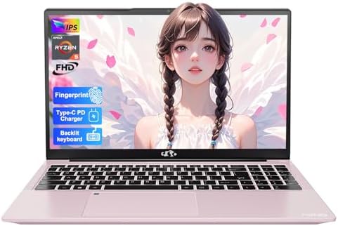 NIMO 15 6 FHD IPS Student Laptop Computer   16GB RAM 512GB SSD  AMD Ryzen 5 Beat i5 1135G7  4 Cores Up to 3 7GHz   65W Type C  2 Years Warranty  Fingerprint  Backlit Keyboard  Wi Fi 5  BT5 2