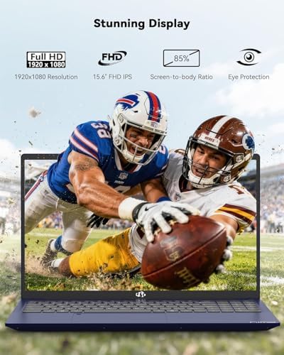 NIMO 15 6 IPS FHD Laptop  8GB RAM 256GB SSD AMD Ryzen 5 Beat i5 1135G7  4 Cores Up to 3 7GHz  Student Computer with 2 Years Warranty  65W Type C  Fingerprint  Backlit Keyboard  180 Viewing