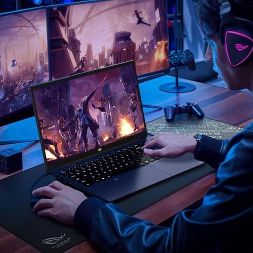 NIMO 15 6 Light Gaming Laptop  8 Cores AMD Ryzen 7 Pro 6850U 32GB LPDDR5 RAM 1TB SSD  Beat i7 1360P Up to 4 7GHz  AMD Radeon 680M GPU IPS FHD Computer with 100W Type C Backlit Keyboard Fingerprint