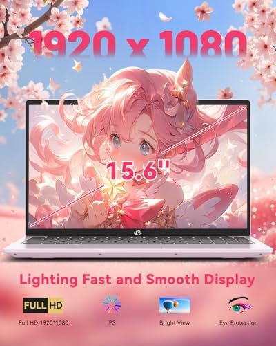 NIMO 15 6 Light Gaming Laptop  8 Cores AMD Ryzen 7 Pro 6850U 32GB LPDDR5 RAM 1TB SSD  Beat i7 1360P Up to 4 7GHz  AMD Radeon 680M GPU IPS FHD Computer with 100W Type C Backlit Keyboard Fingerprint