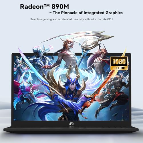 NIMO 17 3 AI Laptop  AMD Ryzen AI 9 HX 370 50 Tops NPU   Radeon 890M  32GB RAM 1TB SSD  DDR5 5600MT/S  144Hz  PD 100W USB C 4 0  Copilot  PC AI Laptop with Wi Fi 6E for Working Business Student