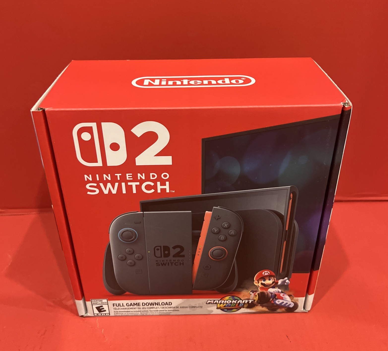 NINTENDO SWITCH 2 CONSOLE BUNDLE MARIO KART WORLD IN HAND BRAND NEW
