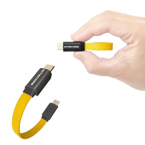 NLink10 PD QC Fast Charging USB C Cable with Gold Plated Magnetic Connectors by Nitecore