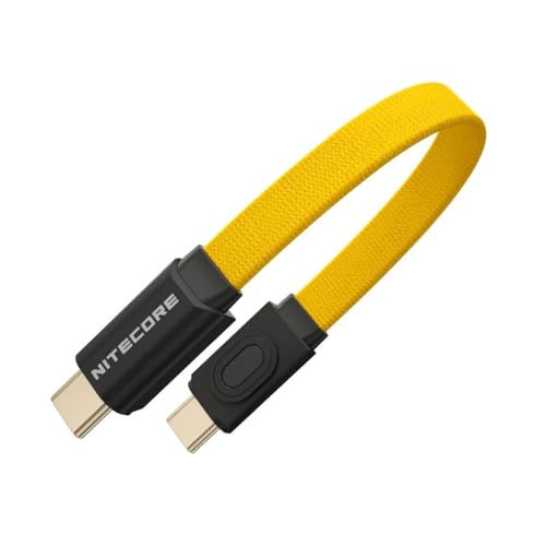 NLink10 PD QC Fast Charging USB C Cable with Gold Plated Magnetic Connectors by Nitecore