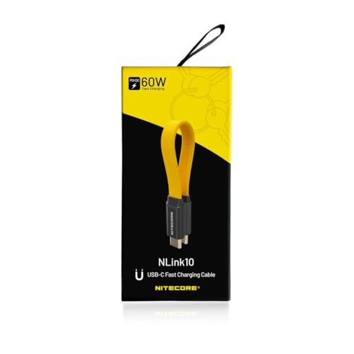 NLink10 PD QC Fast Charging USB C Cable with Gold Plated Magnetic Connectors by Nitecore