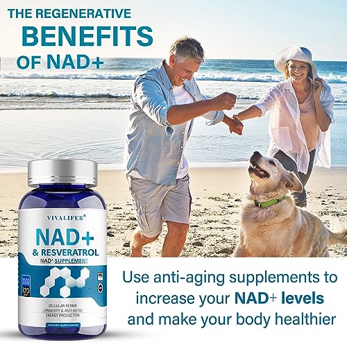 NMN Supplement Alternative 1500 mg   120 Capsules  40 Day Supply  High Purity NAD  & Resveratrol for Anti Aging  Antioxidant Support  Energy & Focus Boost