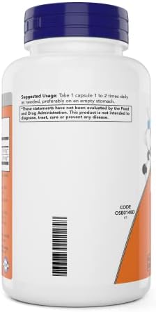 NOW Foods L Theanine  Double Strength 200 mg Per Cap   180 Veg Capsules   Enhanced with 100mg Inositol   Vegetarian  Non GMO   Ltheanine 200mg Supplement