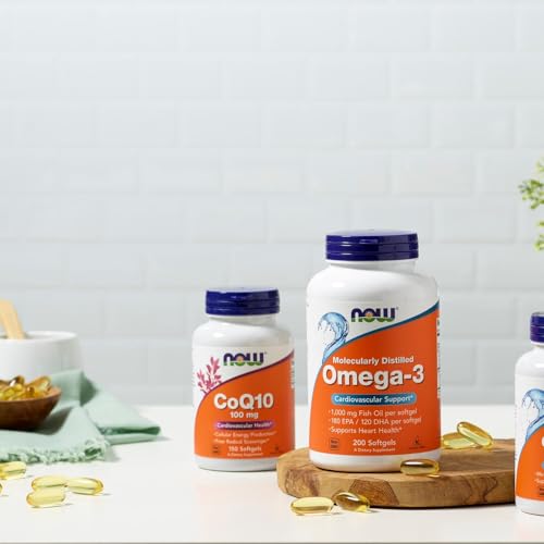 NOW Foods Supplements  Ultra Omega 3 Molecularly Distilled and Enteric Coated  180 Softgels