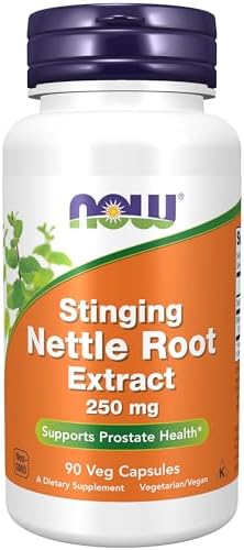 NOW Foods Supplements  Stinging Nettle Root Extract  Urtica dioica  250 mg  Supports Prostate Health   90 Veg Capsules