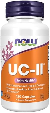 NOW Foods Supplements  UC II Type II Collagen with Undenatured Type II Collagen  120 Veg Capsules