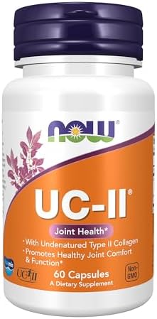 NOW Foods Supplements  UC II Type II Collagen with Undenatured Type II Collagen  120 Veg Capsules