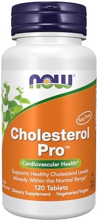 NOW Foods Supplements  Cholesterol Pro  with Bergamonte  and Plant Sterols  Cardiovascular Health   120 Tablets