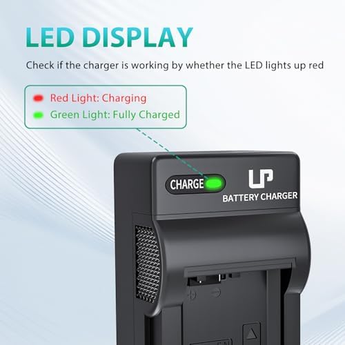 NP FW50 Battery Charger  LP Charger Compatible with Sony Alpha A6000  A6400  A6100  A6300  A6500  A5100  A7  A7 II  A7R  A7R II  A7R2  A7S  A7S II  A7S2  A5000  A3000  A55  RX10  NEX 3/5/7 Series
