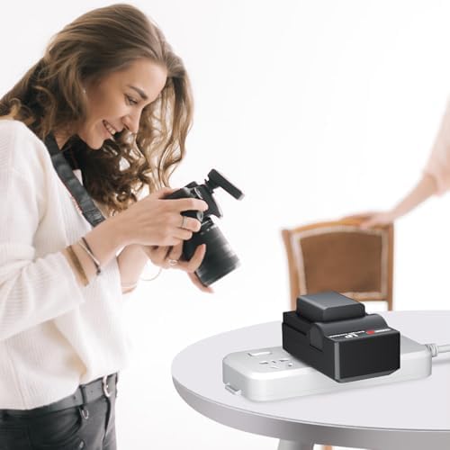 NP FW50 Battery Charger  LP Charger Compatible with Sony Alpha A6000  A6400  A6100  A6300  A6500  A5100  A7  A7 II  A7R  A7R II  A7R2  A7S  A7S II  A7S2  A5000  A3000  A55  RX10  NEX 3/5/7 Series