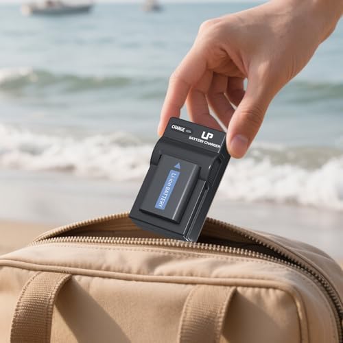 NP FW50 Battery Charger  LP Charger Compatible with Sony Alpha A6000  A6400  A6100  A6300  A6500  A5100  A7  A7 II  A7R  A7R II  A7R2  A7S  A7S II  A7S2  A5000  A3000  A55  RX10  NEX 3/5/7 Series