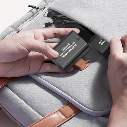 NP FW50 Battery Charger  LP Charger Compatible with Sony Alpha A6000  A6400  A6100  A6300  A6500  A5100  A7  A7 II  A7R  A7R II  A7R2  A7S  A7S II  A7S2  A5000  A3000  A55  RX10  NEX 3/5/7 Series