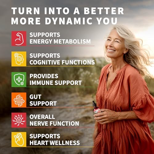 NUSAVA  2 Pack  Extra Strength Liquid Vitamin B12 Sublingual Vitamin B Complex   B12 Drops 10000mcg   Methylcobalamin for Energy  Brain  and Heart Support  Raspberry Flavor  2 floz  80 Servings