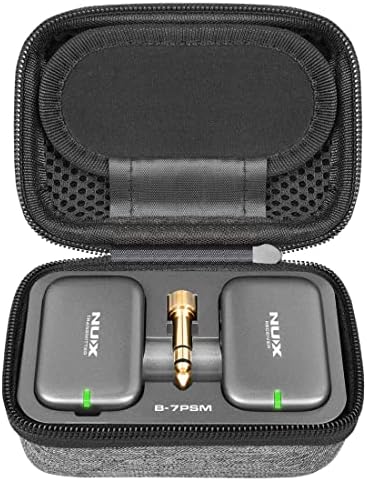 NUX B 7PSM 5 8 GHz Wireless in Ear Monitor System  Stereo IEM Charging Case Included  Stereo Audio transmitting  Designed for Live Shows and Band Rehearsals not Suitable for Personal Silent Practice