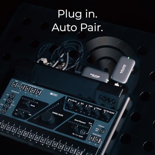 NUX B 7PSM 5 8 GHz Wireless in Ear Monitor System  Stereo IEM Charging Case Included  Stereo Audio transmitting  Designed for Live Shows and Band Rehearsals not Suitable for Personal Silent Practice