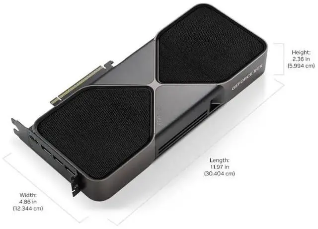 NVIDIA Founder Edition GeForce RTX 5090 32GB GDDR7 PCI Express 5 0 x16 ATX Graphics Card 900 1G144 2530 000