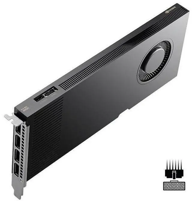 NVIDIA RTX PRO 4000 Blackwell Graphic Card   24 GB GDDR7 ECC   PCIe 5 0 x16  192 Bit   1x Slot   Active   FHML   900 5G147 2270 000 Graphics Card