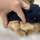 NWT 2010 Burberry Teddy Bear Plush Stuffed Animal Polo Shirt 8" Benefits Charity