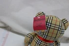 NWT Burberry Nova Tan Checkered Plaid 10" Teddy Bear Plush