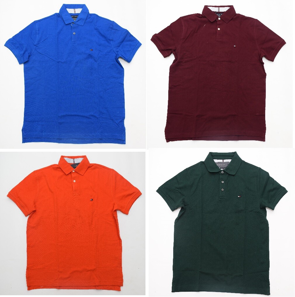 Talla M - NWT Men s Tommy Hilfiger Short Sleeve Regular Fit Stretch Polo S   3XL