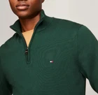 NWT Tommy Hilfiger Men s Regular Fit Essential Solid Classic Quarter Zip Sweater