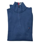 NWT Tommy Hilfiger Men s Regular Fit Essential Solid Classic Quarter Zip Sweater