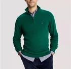 NWT Tommy Hilfiger Men s Regular Fit Essential Solid Classic Quarter Zip Sweater