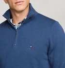 NWT Tommy Hilfiger Men s Regular Fit Essential Solid Classic Quarter Zip Sweater