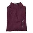 NWT Tommy Hilfiger Men s Regular Fit Essential Solid Classic Quarter Zip Sweater