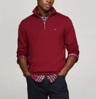 NWT Tommy Hilfiger Men s Regular Fit Essential Solid Classic Quarter Zip Sweater