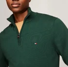 NWT Tommy Hilfiger Men s Regular Fit Essential Solid Classic Quarter Zip Sweater