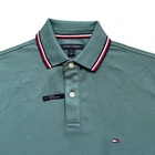 Talla M - NWT Tommy Hilfiger Men s Wicking Performance Pique Solid Short Sleeve Polo Shirt