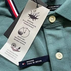 Talla M - NWT Tommy Hilfiger Men s Wicking Performance Pique Solid Short Sleeve Polo Shirt