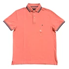 Talla M - NWT Tommy Hilfiger Men s Wicking Performance Pique Solid Short Sleeve Polo Shirt