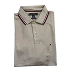 Talla M - NWT Tommy Hilfiger Men s Wicking Performance Pique Solid Short Sleeve Polo Shirt