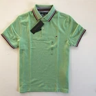 Talla M - NWT Tommy Hilfiger Men s Wicking Performance Pique Solid Short Sleeve Polo Shirt