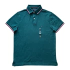 Talla M - NWT Tommy Hilfiger Men s Wicking Performance Pique Solid Short Sleeve Polo Shirt