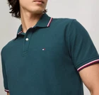 Talla M - NWT Tommy Hilfiger Men s Wicking Performance Pique Solid Short Sleeve Polo Shirt
