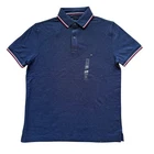 Talla M - NWT Tommy Hilfiger Men s Wicking Performance Pique Solid Short Sleeve Polo Shirt