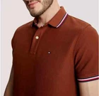 Talla M - NWT Tommy Hilfiger Men s Wicking Performance Pique Solid Short Sleeve Polo Shirt