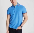 Talla M - NWT Tommy Hilfiger Men s Wicking Performance Pique Solid Short Sleeve Polo Shirt
