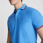 Talla M - NWT Tommy Hilfiger Men s Wicking Performance Pique Solid Short Sleeve Polo Shirt