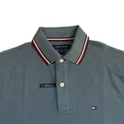 Talla M - NWT Tommy Hilfiger Men s Wicking Performance Pique Solid Short Sleeve Polo Shirt